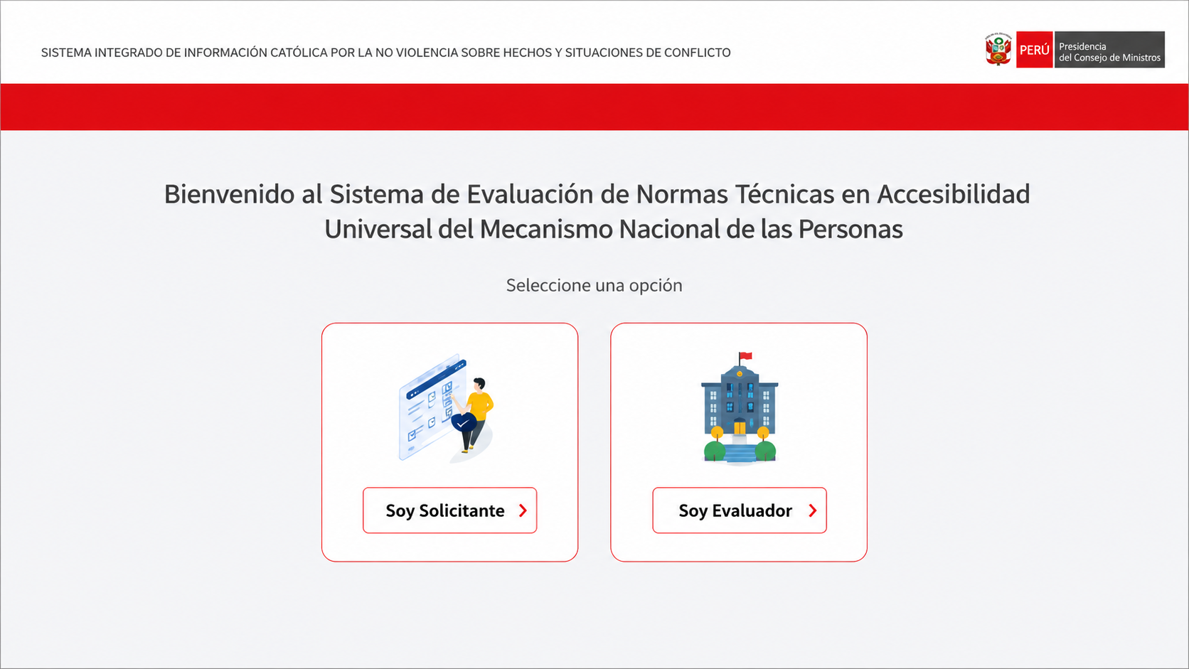 SISEN - Sistema de Seguimiento y Monitoreo del Cumplimiento de Normas Técnicas en Accesibilidad Universal